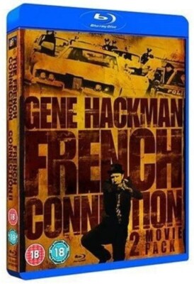 French Connection 1 & 2 Gene Hackman Two Movie Set Blu-Ray NEW (USA Compatible)