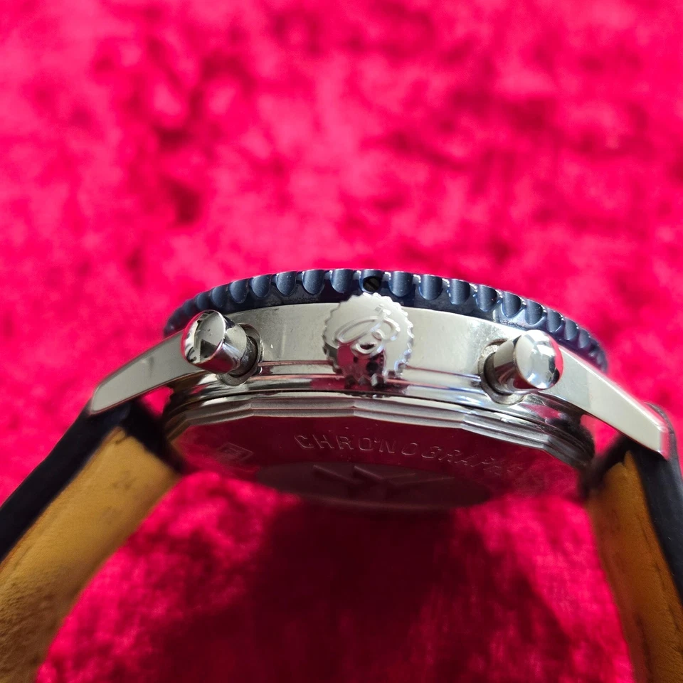 Breitling Chronoliner. Cara azul, bisel cerámico, 46mm, ¡excelente estado! Foto 2 de 4