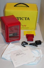 Invicta by Spin-R red single watch winder #10384 with box & accessories Works