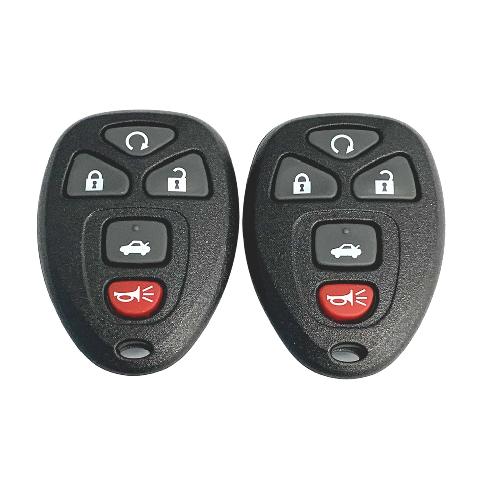 2 nuevos llaveros remotos de entrada sin llave electrónica OEM de 5 botones KOBGT04A 22733524 Foto 3 de 3