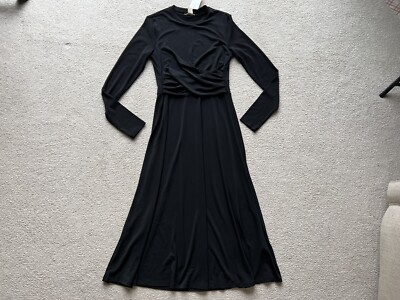WOMEN'S H&M Black Maxi Long Sleeve Scrunch Top Dress Size Small New Comfy Soft S | eBay WOMEN'S H&M Black Maxi Long Sleeve Scrunch Top Dress Size Small New Comfy Soft S | eBay