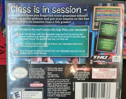 Are You Smarter Than A 5th Grader?🕹️Nintendo DS - NDS ( Complete) 🕹️ FREE POST - Picture 2 of 3