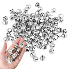 100 Pcs Jingle Bells Bulk 1 Inch Craft Bells for DIY Christmas Home Decoratio...