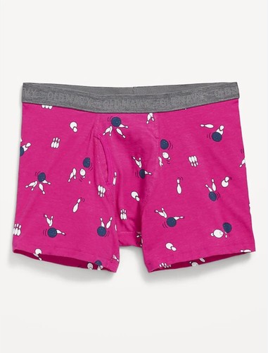 Boxer uomo Old Navy morbido lavato 4,5” cuciture interne bowling taglia M L XXL - Foto 3 di 3