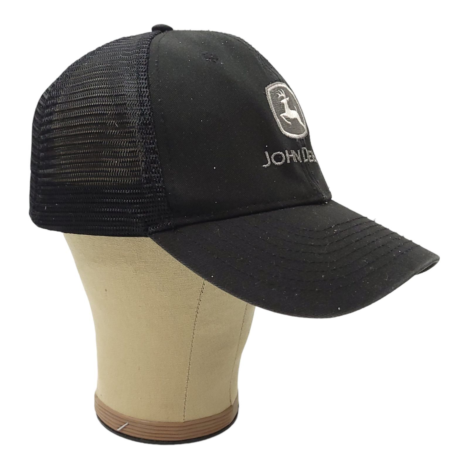 John Deere Patch Logo Mesh Snapback Cap READ COND… - image 3