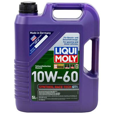 10W60 Motoröl Synthoil Race Tech GT1 LIQUI MOLY 5 Liter für Alfa Romeo Dacia