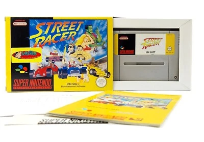 Super Nintendo Spiel : Street Racer - Modul Anleitung OVP cib / SNES PAL EUR - Bild 1 von 4