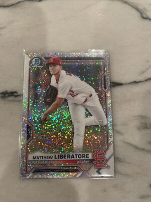 2021 Bowman Chrome SPARKLE Speckle /299 MATTHEW LIBERATORE CARDINALS