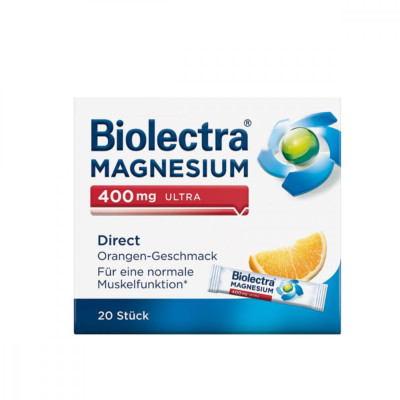 Biolectra Magnesium 400 mg ultra direct Orange, 20 Stück, ,PZN 10252174