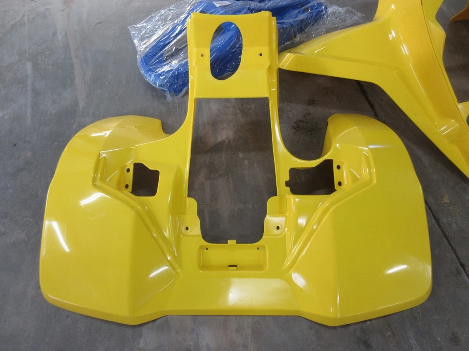 87-90 NUEVO SUZUKI LT500R QUADRACER DELANTERO/TRASERO/CAPÓ GUARDABARROS JUEGO DE PLÁSTICO OEM GENUINO Foto 2 de 4