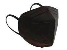 10 Pcs KN95 Black Face Mask 5 Layer Respirator Protective Breathable BFE 95% 