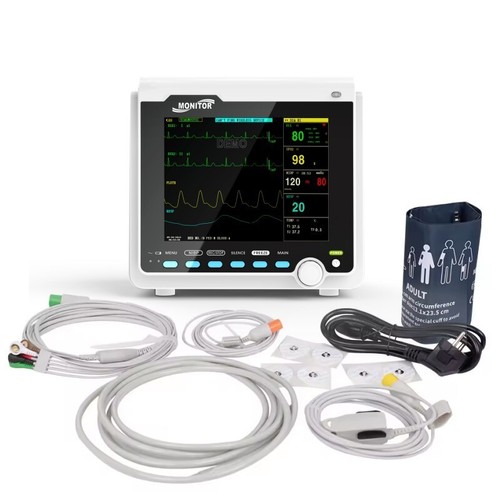 CE 8" ICU Vital Signs Patient Monitor ECG,NIBP,SPO2,PR,RESP,TEMP CMS6000 DE Ship - Picture 11 of 11