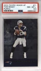 2002 PACIFIC HEADS UP PURPLE #71 TOM BRADY PSA 8.5