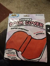 It's Academic Jumbo Red Book Cover Super Stretch Re-usable Free Bookmark 