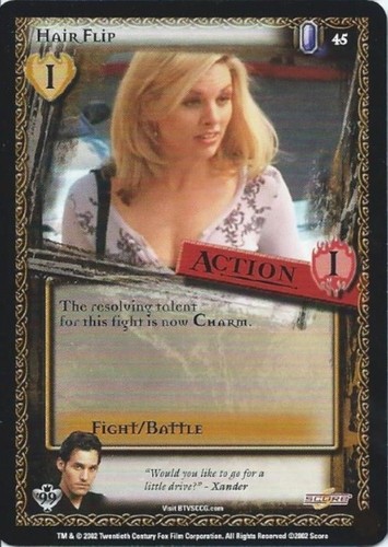 BUFFY THE VAMPIRE SLAYER COLLECTIBLE CARD GAME - CLASS OF '99 (SCORE - 2002) - Picture 47 of 171