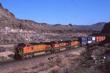 Original Train Slide  BNSF #5306 03/28/2009 Kingman Arizona #01