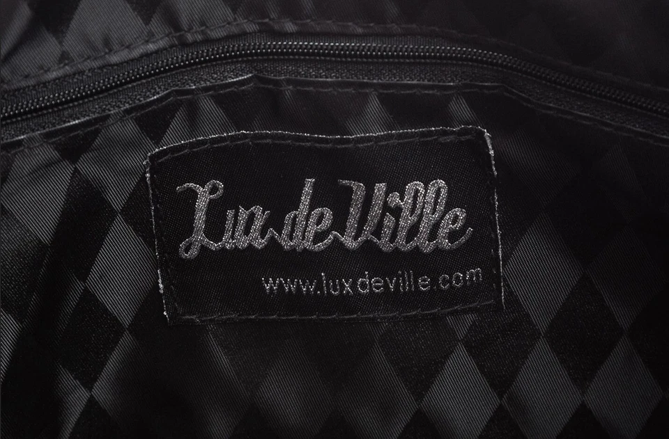 Bolso de Mano Lux de Ville Mediano Araña en Negro y Púrpura Brillante Foto 4 de 4