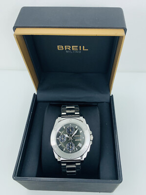 Breil TW0724 Unisex Chronograph MOP Dial Stainless Steel Link Bracelet  Watch | eBay