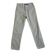 U.S. Polo Assn. Boy's Khaki Pants Size 14 Cotton Blend School Pants Adjustable