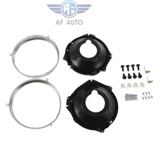 Headlamp Retaining Ring Mounting Bucket 28pc Kit w/ hardware Camaro Nova rings