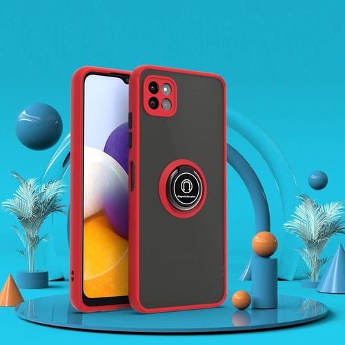 Celero 5G, Celero 5G Plus, Samsung A22 5G, Shockproof Magnet Ring Kickstand Case - Picture 23 of 26
