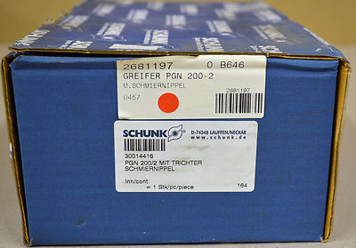SCHUNK PGN 200/2 2-Finger-Parallelgreifer / Robotic Parallel Gripper NEU OVP