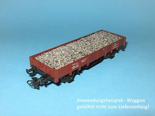 Ladegut H0 - Schotter-Einsatz für Märklin Niederbordwagen 4423, 4424