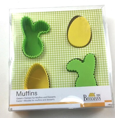 Birkmann Silicone Multi-color Non Stick Baking / Freezing Muffins Cupcake Liners