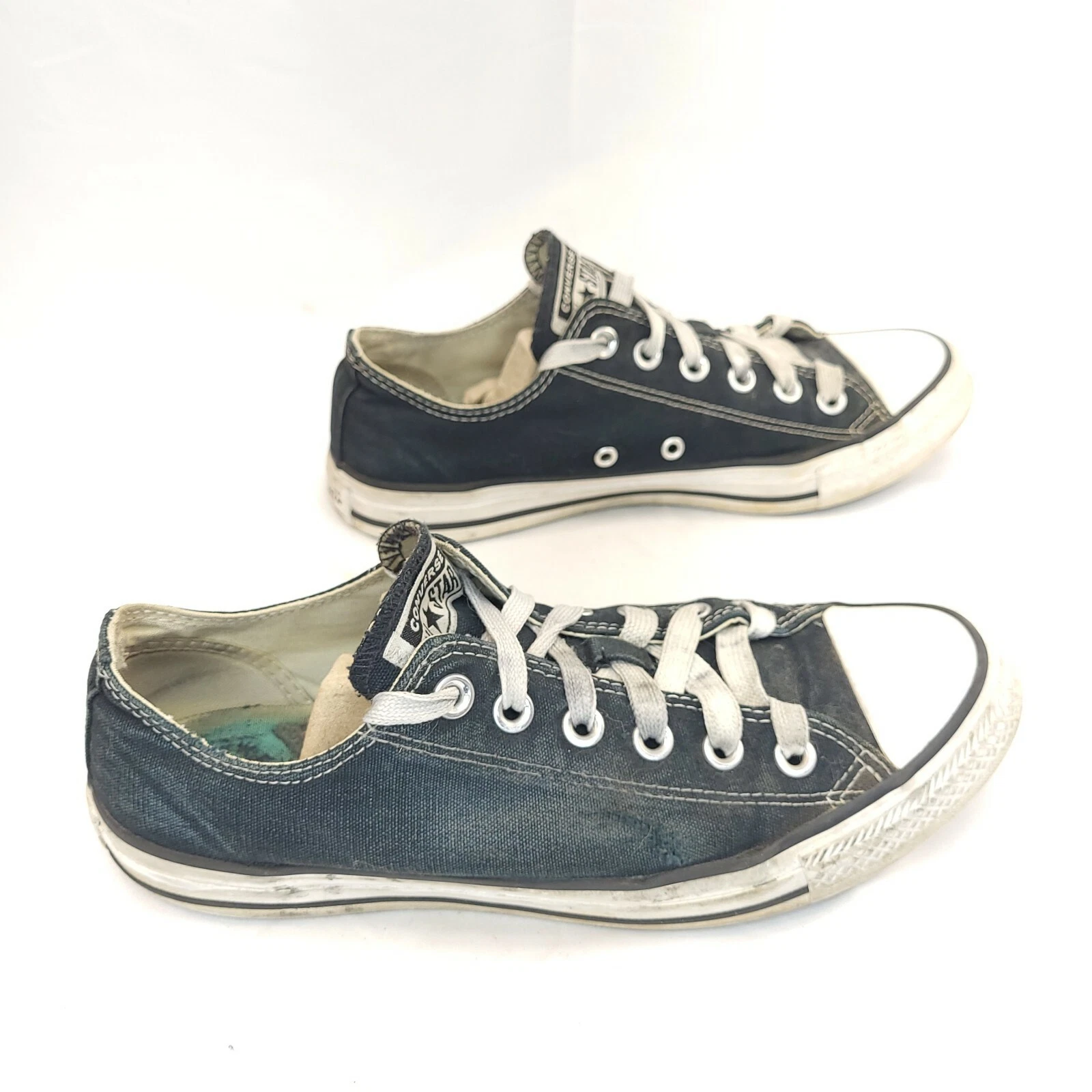 Scarpe da ginnastica Converse All Star nere stringate scarpe da ginnastica basse da donna taglia 9