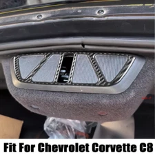 For Corvette C8 20-24 Carbon Fiber Car Inner Trunk Switch Clip Frame Trim Strip