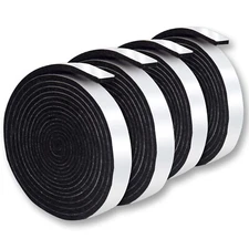 Smoker Gasket Seals, 1/2" x 1/8" 30 ft High Temp Grill Gasket Replacement Sel...