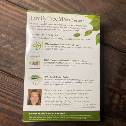 Ancestry.com Family Tree Maker 2011 Deluxe Software 548482 - Picture 7 of 9