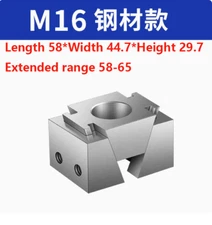 OK Fixture Adjustable Double-Wedge OK-Vise Workholding Clamp CNC M16