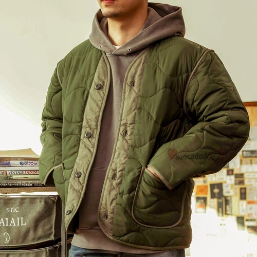 Chaqueta Forradora Red Tornado M-65 Invierno Para Hombre Abrigo Acolchado Verde Ejército - Imagen 3 de 19