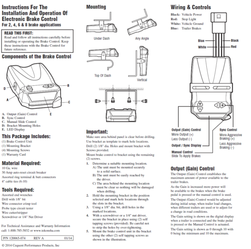 Trailer Brake Control for 03-07 Silverado 1500 2500 HD Wiring Reese Brakeman - Picture 7 of 9