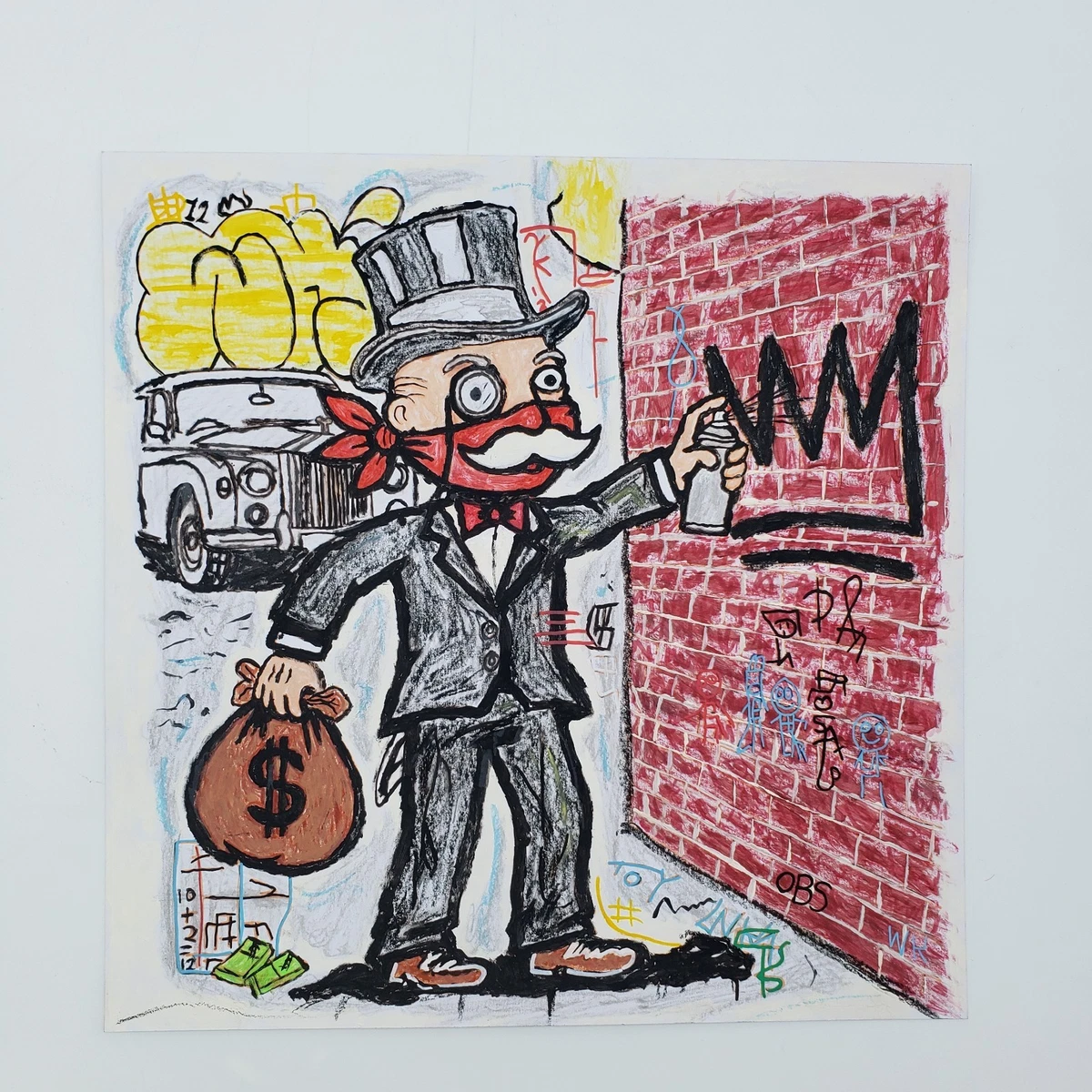 C3516 Monopoly モノポリー ポップアート ストリート キャンバスアート 