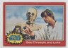 1977 Topps Star Wars See-Threepio and Luke #67 13in