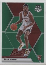 2021-22 Panini Chronicles Draft Picks Mosaic Green Evan Mobley #252 4a4