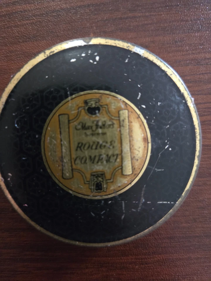 Propiedad de Marilyn Monroe usada años 50 Max Factor Rouge mitad usada por Sydney Guilaroff Foto 2 de 4