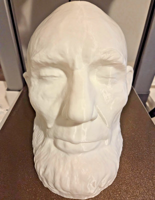 Abraham Lincoln LIFE SIZE Face Cast Sculpture Mask 3D Replica by Clark Mills