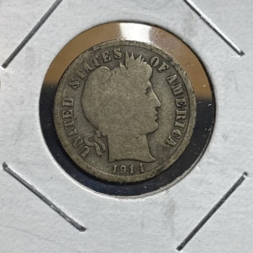 1914-S, 1915 & 1915-S Barber Dimes