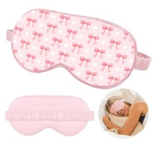 Pink Bow Sleep Mask for Women, Mask, 1 Count Pack of 1 ,