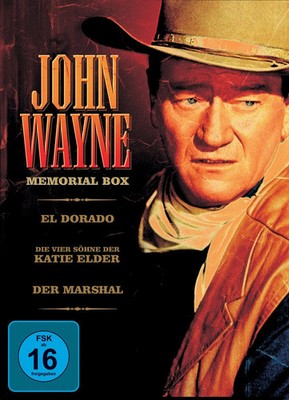 John Wayne Memorial Box DVD 3 Western Klassiker El Dorado Katie Elder Marshall