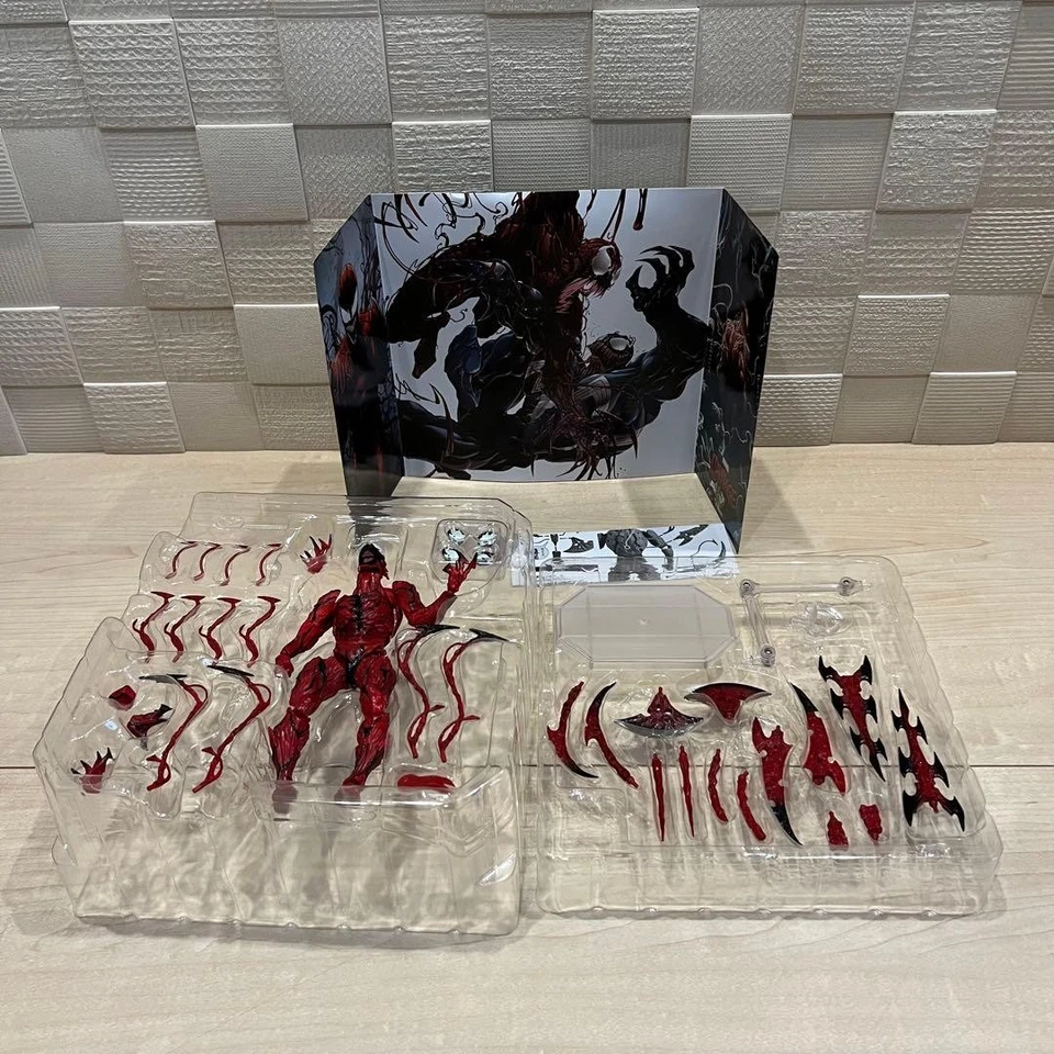 Kaiyodo Amazing Yamaguchi AY-008EX Carnage Limited versión transparente Figura Revoltech Foto 2 de 4