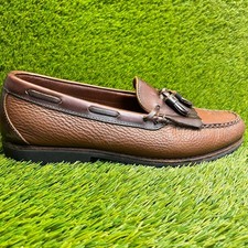 Allen Edmonds Nashua Mens Size 12 Brown Casual Classic Slip On Loafers Shoes