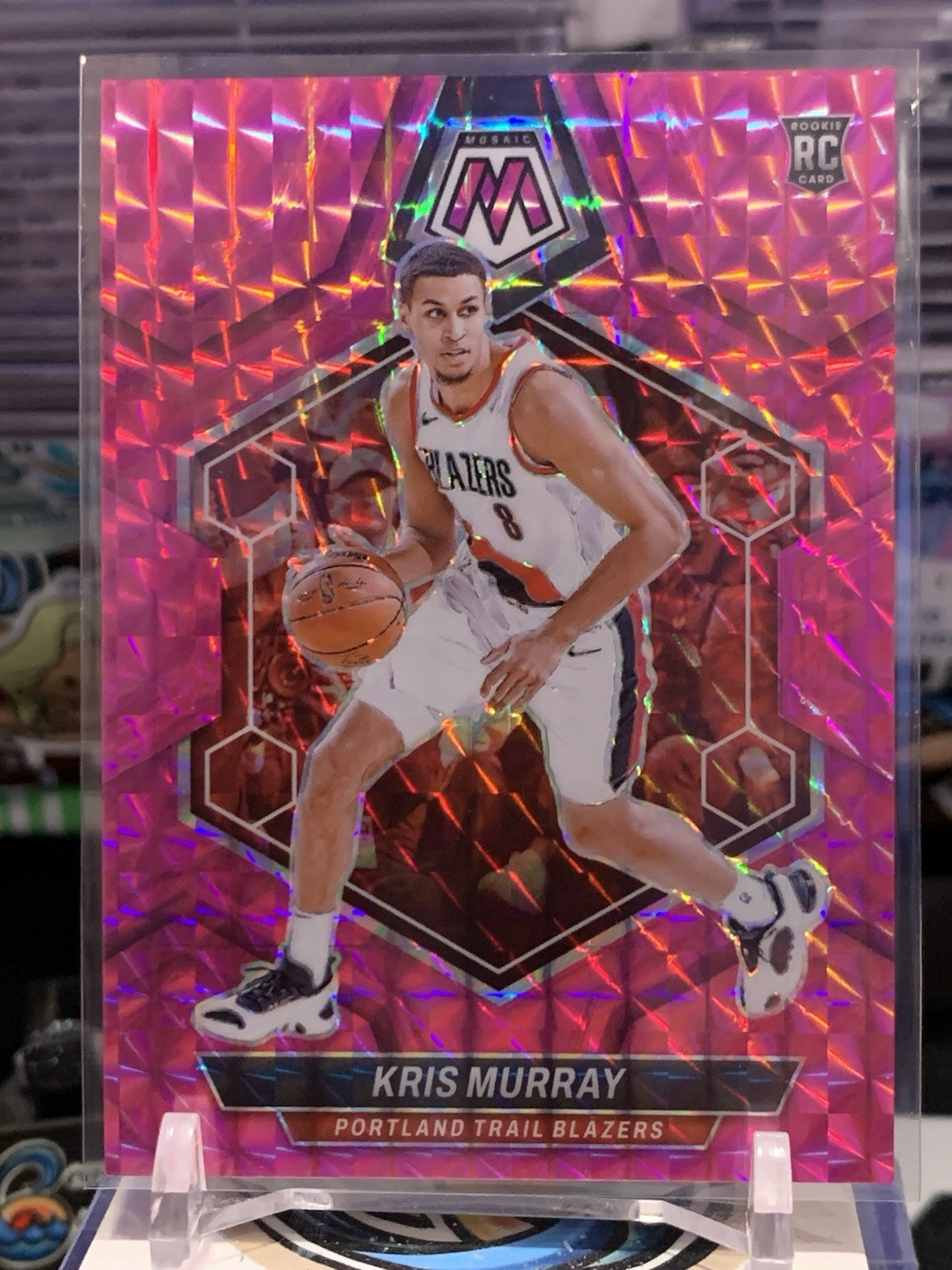 2023-24 Mosaic Rookies Pink Mosaic Prizm /149 Kris Murray #207 Rookie RC TZ 11R