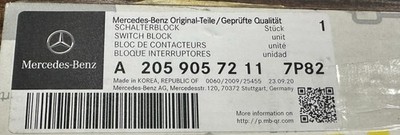 A2059057211 7P82 Switch Block , Mercedes Benz. FAST SHIPPING.