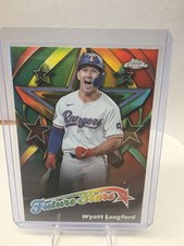 2025 Topps Chrome Future Stars Logofractor Wyatt Langford Texas Rangers #FS-13