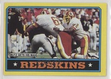 1986 Topps Washington Redskins Dave Butz (D* on Copyright Line) #170 9cd