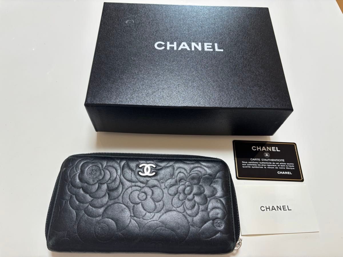 CHANEL Long Wallet Camellia DR076700